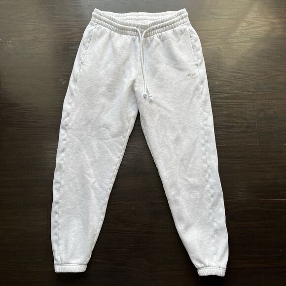 Aritzia Pants - TNA Boyfriend Fit Sweatpants Aritzia Sweatfleece Cozy Fleece Pants Small Gray